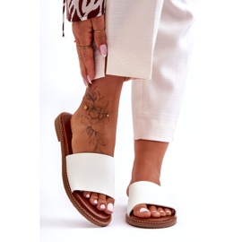 Sandales Classiques Femme Blanc Aphrodite 6