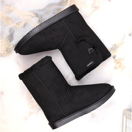 Bottes de neige Eskimo en daim femme, noir, T.Sokolski EMU2244 le noir 3