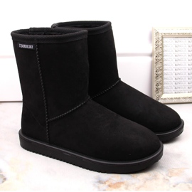 Boots de neige à enfiler Eskimo en daim femme, noir T.Sokolski EMU2241 le noir 2