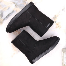Boots de neige à enfiler Eskimo en daim femme, noir T.Sokolski EMU2241 le noir 3