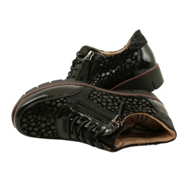 Filippo DP4912/23 BK baskets en cuir, noir 4