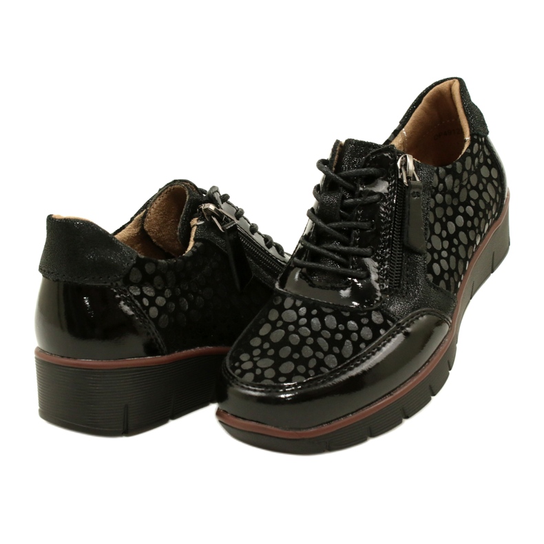 Filippo DP4912/23 BK baskets en cuir, noir le noir 3