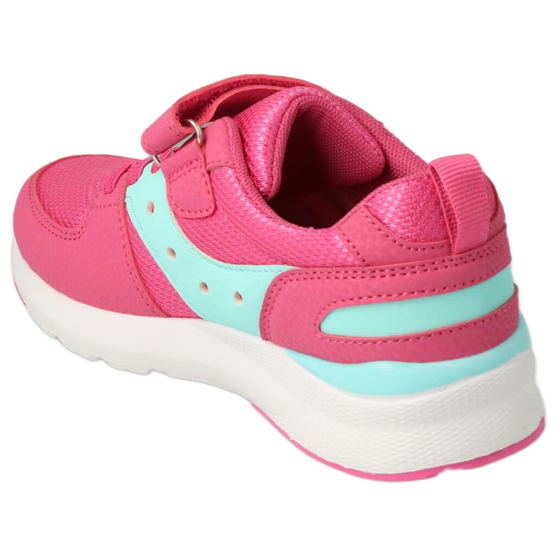 Chaussures de sport pour enfants Befado avec velcro 516Y156 rose 2
