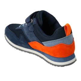 Chaussures enfants Befado avec velcro, bleu marine 3