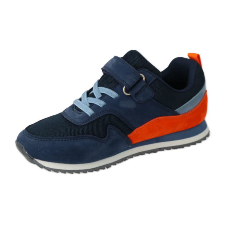 Chaussures enfants Befado avec velcro, bleu marine 1