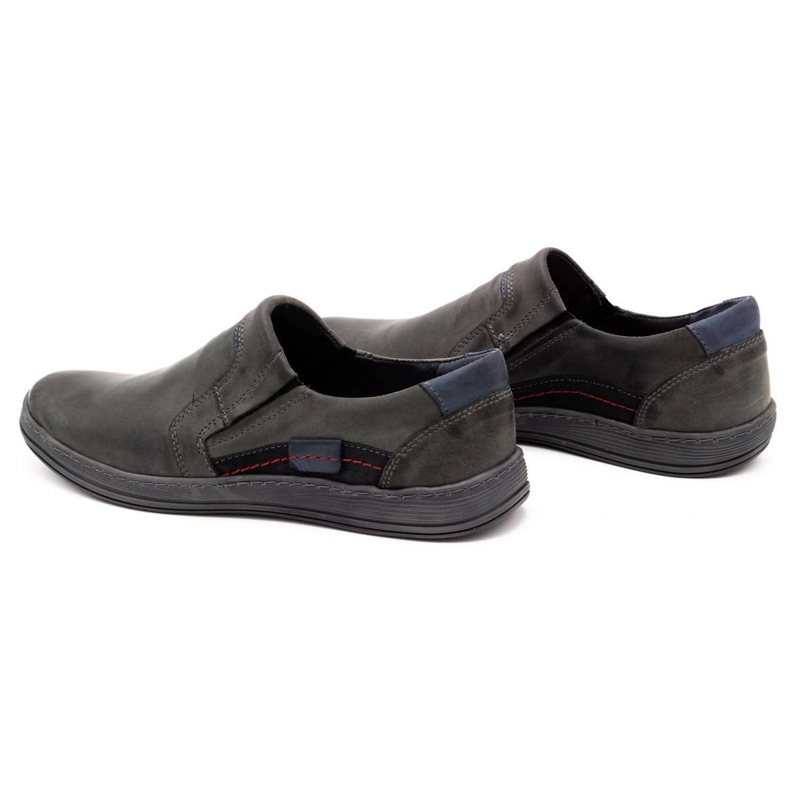 Olivier Mocassins cuir homme 520 gris 4