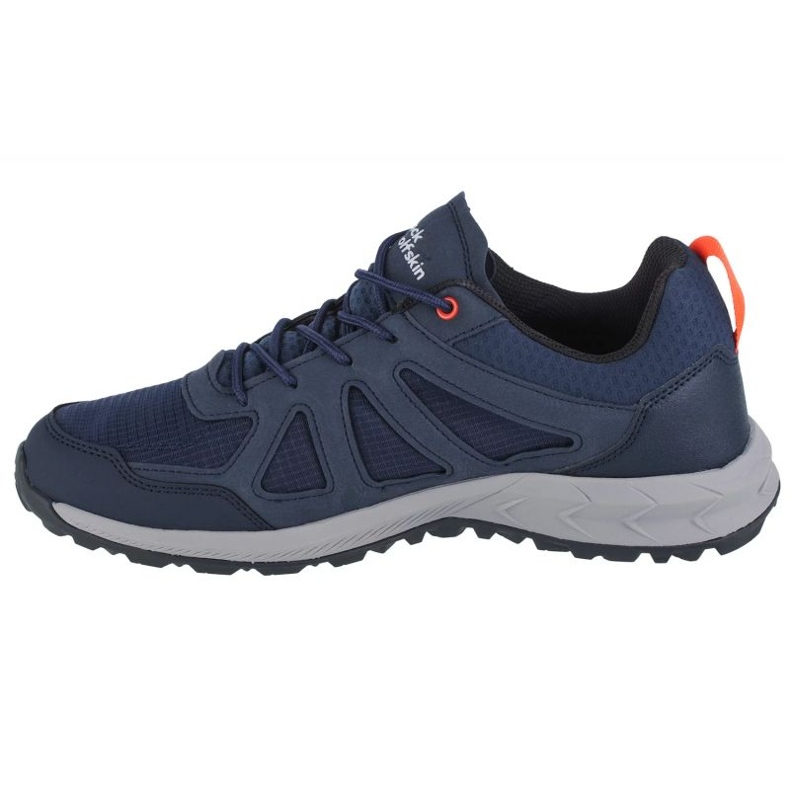 Chaussures Jack Wolfskin Woodland 2 Texapore Low M 4051271-1178 bleu 1