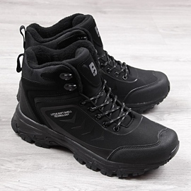 Chaussures de trekking noires pour hommes McBraun 1403 1