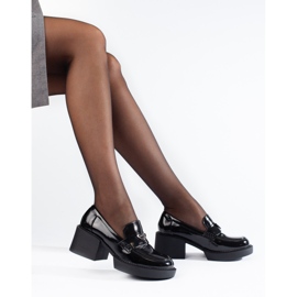 Chaussures à talons hauts Shelovet vernies noires 2