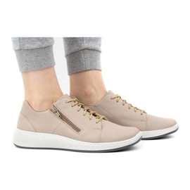 WASAK Chaussures femme baskets cuir 0602W gris 2