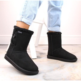 Bottes de neige Eskimo en daim femme, noir, T.Sokolski EMU2244 le noir 5