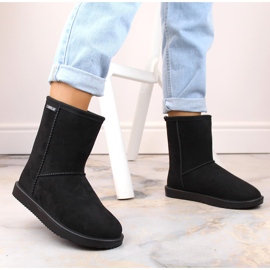 Boots de neige à enfiler Eskimo en daim femme, noir T.Sokolski EMU2241 le noir 5
