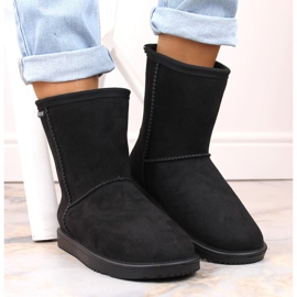 Boots de neige à enfiler Eskimo en daim femme, noir T.Sokolski EMU2241 le noir 6