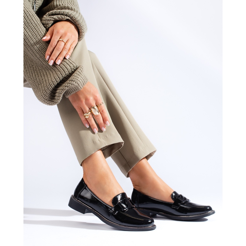 Chaussures femme Shelovet vernies noires le noir 1