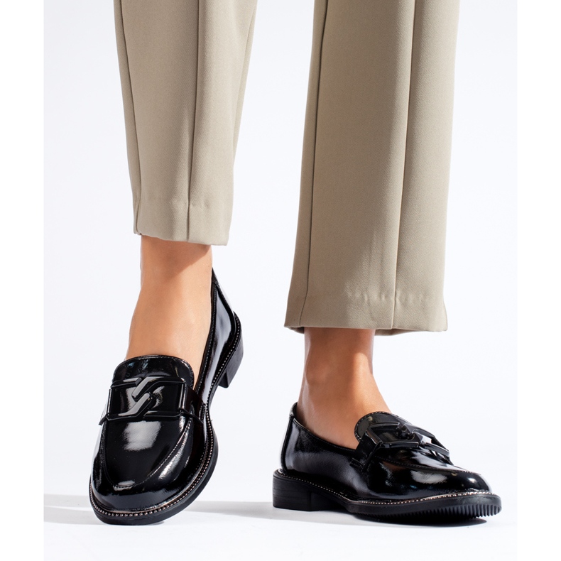 Chaussures femme Shelovet vernies noires 2