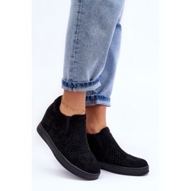 PS1 Bottines Basses En Daim Pour Femme Noir Afarena le noir 2