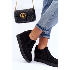 PS1 Bottines Basses En Daim Pour Femme Noir Afarena le noir 5