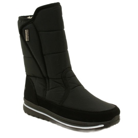 Les bottes de neige isolées de femmes progressent progj-22-128 noir le noir 1