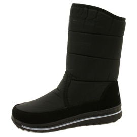 Les bottes de neige isolées de femmes progressent progj-22-128 noir le noir 2