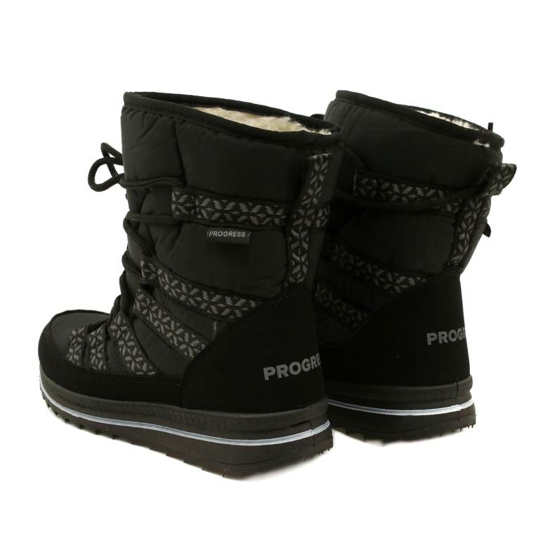 Les bottes de neige des femmes progressent PROGJ-20-02 Bottes noires 3