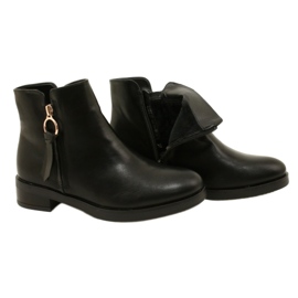 Bottes pour femmes avec écos-cuir sur Evento 21BT35-6416 Slider noir 4