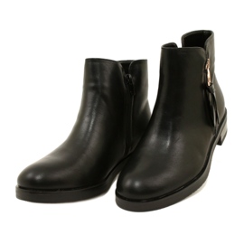 Bottes pour femmes avec écos-cuir sur Evento 21BT35-6416 Slider noir 2