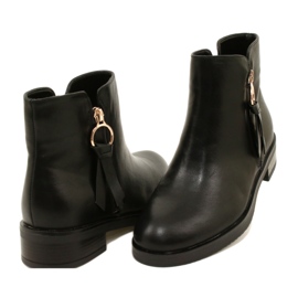 Bottes pour femmes avec écos-cuir sur Evento 21BT35-6416 Slider noir 3