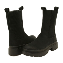 Evento Élevée à isolation des femmes à isolation élevée 23bt35-6440 bottes noires le noir 3