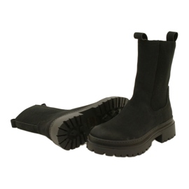 Evento Élevée à isolation des femmes à isolation élevée 23bt35-6440 bottes noires le noir 5