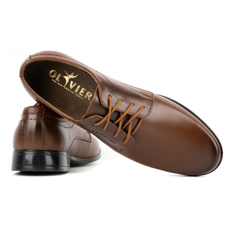 Olivier Chaussures de communion formelle pour enfants J1 marron brun 3 Olivier Chaussures de communion formelle pour enfants J1 marron brun 3