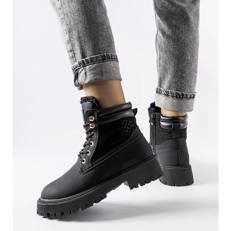 Bottes Foca isolées noires le noir 1