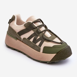 PS1 Chaussures de sport en daim pour femmes sur la plateforme Beige et vert Rohan 1 PS1 Chaussures de sport en daim pour femmes sur la plateforme Beige et vert Rohan 1