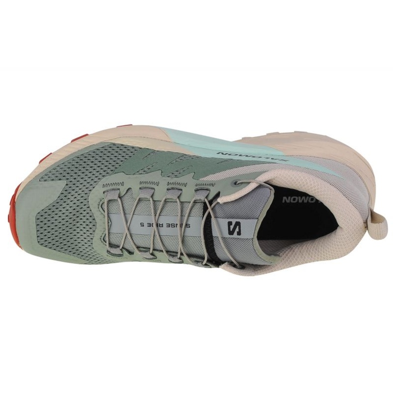 Chaussures de sport tout-terrain Salomon Sense Ride 5 472123 vert 2 Chaussures de sport tout-terrain Salomon Sense Ride 5 472123 vert 2