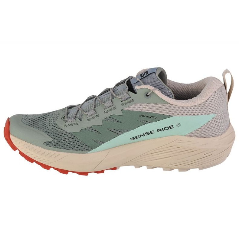 Chaussures de sport tout-terrain Salomon Sense Ride 5 472123 vert 3 Chaussures de sport tout-terrain Salomon Sense Ride 5 472123 vert 3