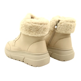 Caprice Bottes pour femmes avec fourrure 9-26220-41 144 beige 3