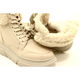 Caprice Bottes pour femmes avec fourrure 9-26220-41 144 beige 5