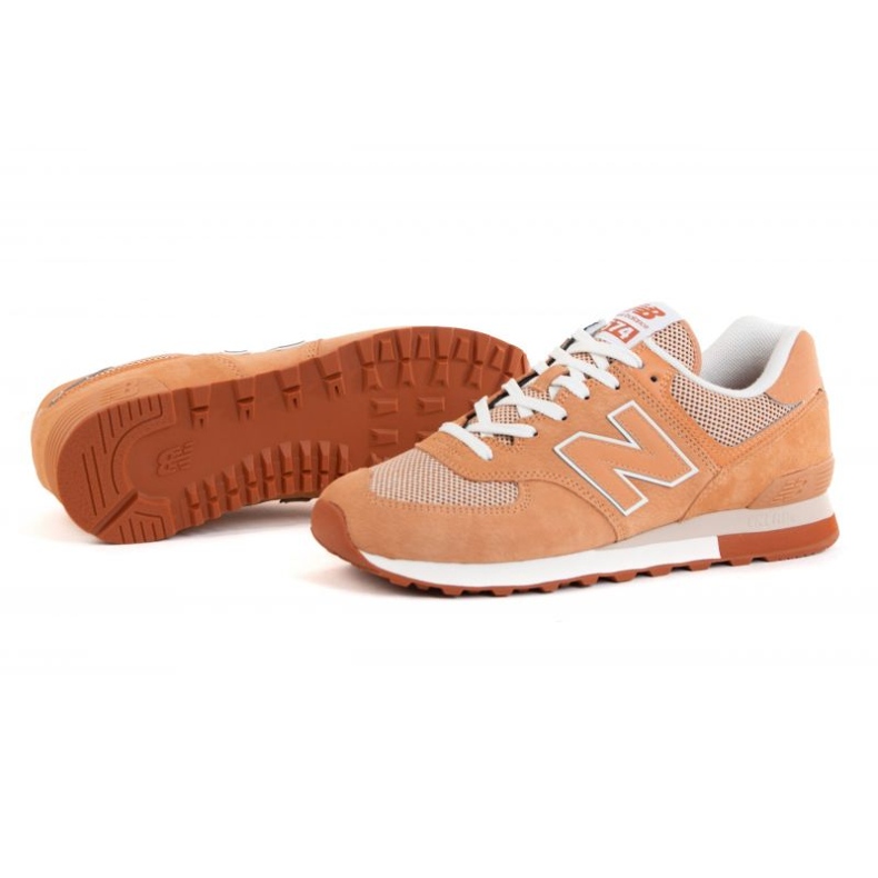 Chaussures New Balance ML574BT2 orange 1