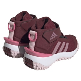 Chaussures Adidas Fortatrail El K Jr IG7267 rouge 1