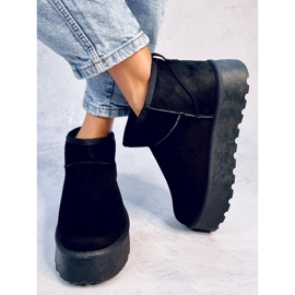 Bottes de neige à plateforme Solnis Noir le noir 1