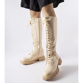 Bottes Noam isolées beiges 1