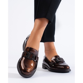 Chaussures marron laquées par W. Potocki brun 1 Chaussures marron laquées par W. Potocki brun 1