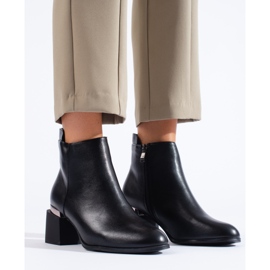 Bottines Shelovet classiques noires pour femmes 2