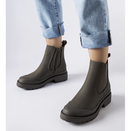 Bottines vertes pour femmes par Detis 1