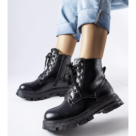 Bottines noires Myers le noir 1