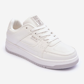 Chaussures de sport femme baskets Big Star MM274354 blanc blanche 2