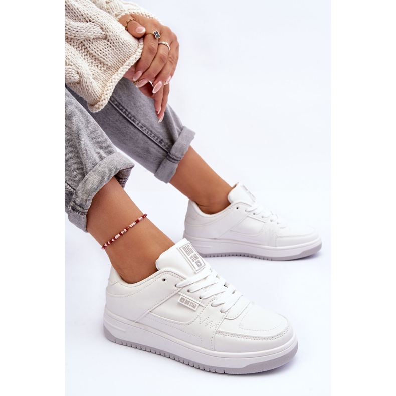 Chaussures de sport femme baskets Big Star MM274354 blanc 1