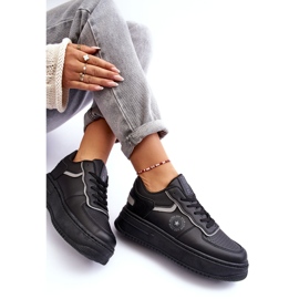 Chaussures de sport femme baskets Big Star MM274232 noir 2
