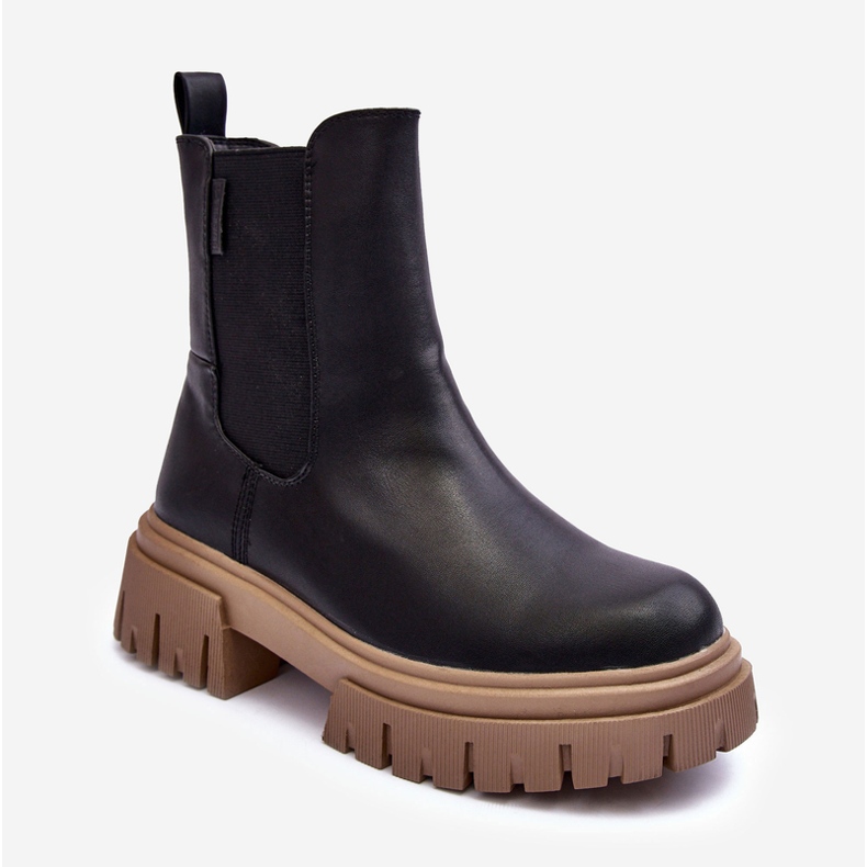 Bottines Chelsea massives isolées Big Star MM274606 Noir 2