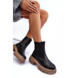Bottines Chelsea massives isolées Big Star MM274606 Noir 1