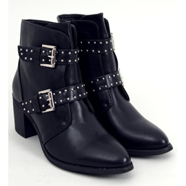 Bottes à talons hauts avec clous Ferox Noir le noir 2